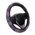 thumbnail image 6 of Uorisanigo Skull Print Car Wheel Cover for Women Floral Warm Steering Wheel Cover with Elastic Edge Non Slip Car Steering Wheel Protector 15 Inch Car Wheel Covers for Most Vehicle Gift for Wife, 6 of 8