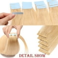 thumbnail image 4 of Tape in Human Hair Extensions Highlight Balayage Long Straight Soft hair, 4 of 6