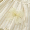 thumbnail image 2 of LOVZFMLL Robe Sans Manches à Rayures avec Nœud pour Filles de 3 à 8 Ans, 2 of 2
