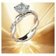 thumbnail image 3 of Anillos para mujer, regalos para mujer, anillo de compromiso elegante con circonitas y diamantes para boda., 3 of 5