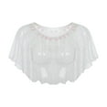 thumbnail image 4 of Chal de Mujer, Capa de Chal de Lentejuelas, Vestidos de Bufanda de Chal Informal Ropa de Moda Chal de Novia de Lentejuelas Capa de Noche para Baile de, 4 of 7