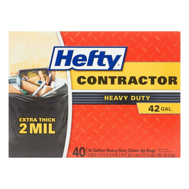 Buy Hefty Contractor Trash Bag 45 Gal., Black