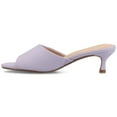 thumbnail image 3 of Journee Womens Jeylah Slip On Single Band Kitten Heel Dress Sandals, 3 of 10