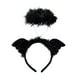 thumbnail image 5 of Diadema de alas de ángel con luz, ideal como regalo de fiesta para Halloween. Negro, 5 of 9