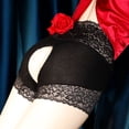 thumbnail image 6 of Iyufng Plus Size Panties for Women,Women's Panties Women's Mid-waist Sexy Lace Open Transparent Panties Briefs,Womens Panties, 6 of 6