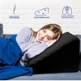 thumbnail image 2 of Almohada de cuña para Cama | Diseño Antillagas | Elevación de Pierna, Soporte de Espalda, antirreflujo y antirronquidos, 2 of 6