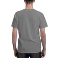 thumbnail image 5 of Men Retro Space Skeleton Astronaut Guitar Graphic T-Shirt, Mars Rover Dog HUK Print Crew Neck Poly Cotton Casual Short Sleeve Tee, 5 of 8