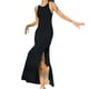 thumbnail image 1 of Txlixc Vestido largo sin mangas, cuello redondo, espalda hueca, estilo de Club de alta puntuación Txlixc moda, 1 of 7