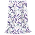 thumbnail image 2 of Balery Lavender Flowers Manta de Felpa Suave y Acogedora – Cobija de Franela Aterciopelada para Cama, Lavable y Cálida para Sofá, Mascotas, Transpirable-60"x50", 2 of 7