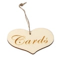 thumbnail image 3 of DIY Cartes en Bois Signe Mariage Fête Table Debout Tableau Suspendu Décoration, 3 of 9