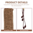 thumbnail image 5 of Drum Tongue Rope Cover Protector Instrument Percussion Tank Ethereal Supply Natural Jute Twine String Pan Hand Rings, 5 of 9