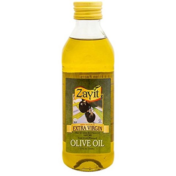Zayit 100 Natural Extra Virgin Olive Oil First Cold Press, 17 fl oz