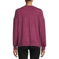 thumbnail image 4 of Time and Tru Hacci Wrap Top Stylish, Blouse and Top (Women's), 4 of 5