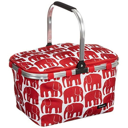 

Maruma Maruma Cold storage basket Finlayson Finlayson Elephanti H25 x W48 x D31cm (not including handle) Elephanti pattern Lightweight Birthday gift gift 6105006000
