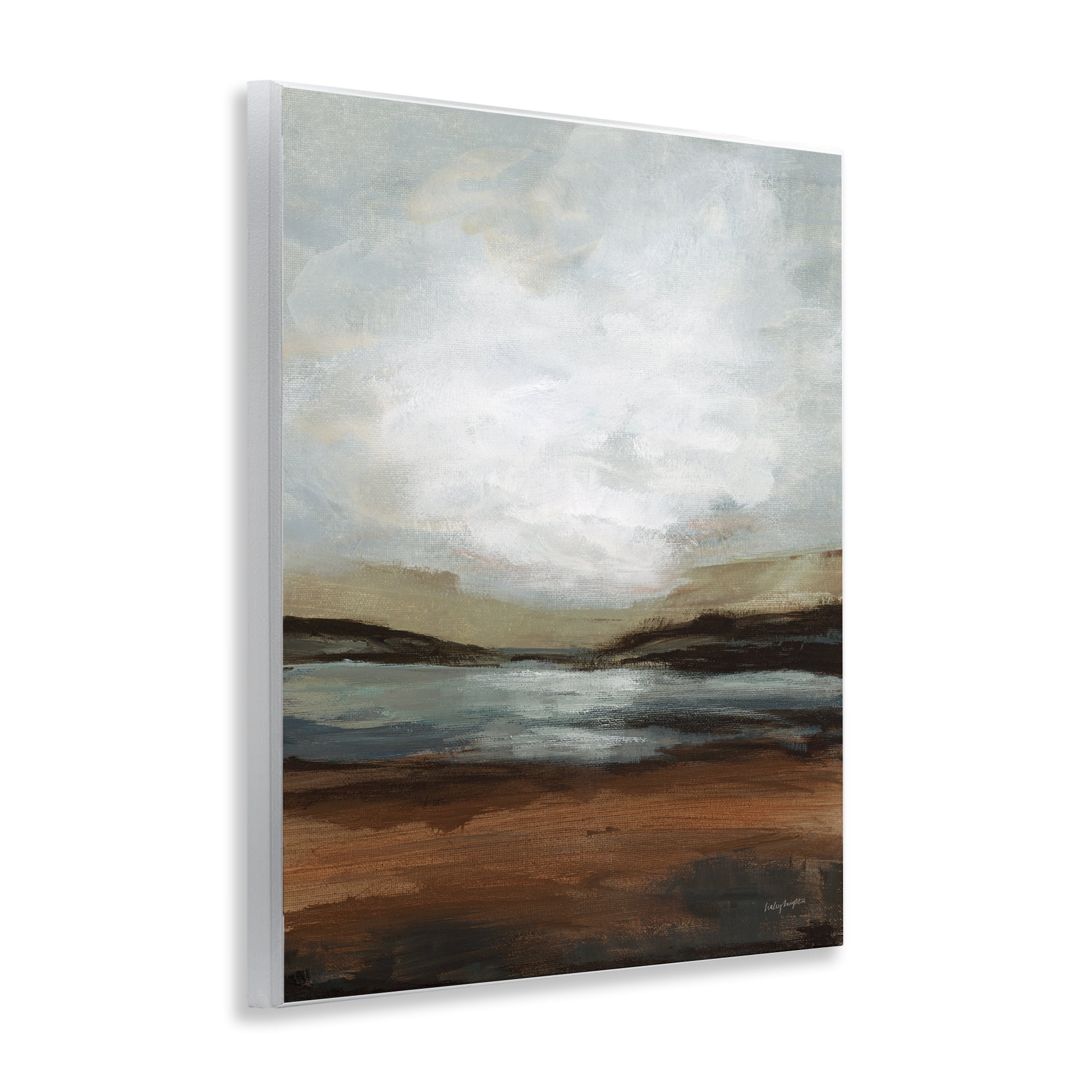 Stupell Industries Copper Creek Landscape Abstract Painting Unframed Art Print Wall Art, 11 x 14