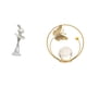 thumbnail image 1 of Figura de escritorio,Estatua de bailarina,adorno de escritorio,decoración del hogar,Estatua de bailarina moderna,regalo de cumpleaños para la oficina.,Estatua de bola de cristal,Estatuas de, 1 of 8