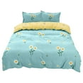 thumbnail image 2 of Sales Today Clearance! FAJHHA Soft 4-Piece Bedding Set for Dorm,Cozy Bedding for Student Beds,Fresh Patterns for 70.86in Dorm Beds, 2 of 6