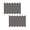 Black, variant on 2Pcs Car Side Window Decorative Stickers Hexagonal Designs Decals For Heat Insulation And Aesthetic Appeal