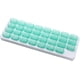 thumbnail image 1 of Pastillero mensual shaofei con 31 compartimentos verde, 1 of 5