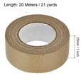 thumbnail image 2 of Uxcell 6Pcs 25mm 1 inch Wide 20m 21 Yards Masking Tape Painters Tape Rolls Brown, 2 of 5