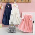 thumbnail image 4 of Hand Towel for Kitchen Bathroom Coral Velvet Microfiber Quick Dry Absorbent Cleaning Cloths Home Bath Terry Towels-, 4 of 5