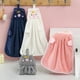 thumbnail image 4 of Hand Towel for Kitchen Bathroom Coral Velvet Microfiber Quick Dry Absorbent Cleaning Cloths Home Bath Terry Towels-, 4 of 5