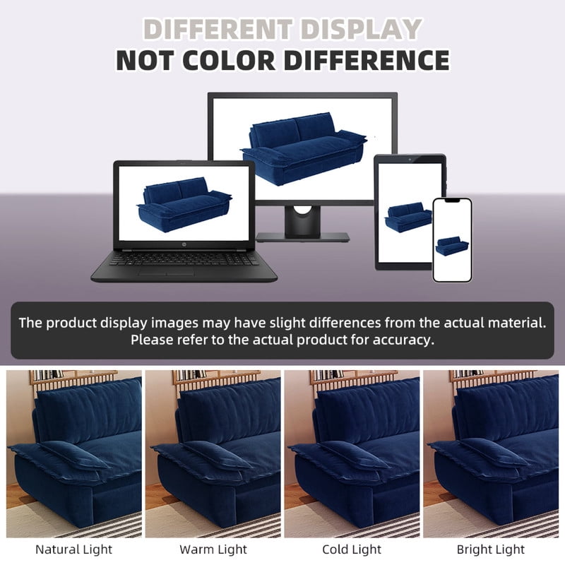 3-in-1 Convertible Sleeper Sofa Bed, 73.2" Queen Pull Out Sofa Bed, Velvet Loveseat Bed Couch Bed for Living Room Apartment Small Places