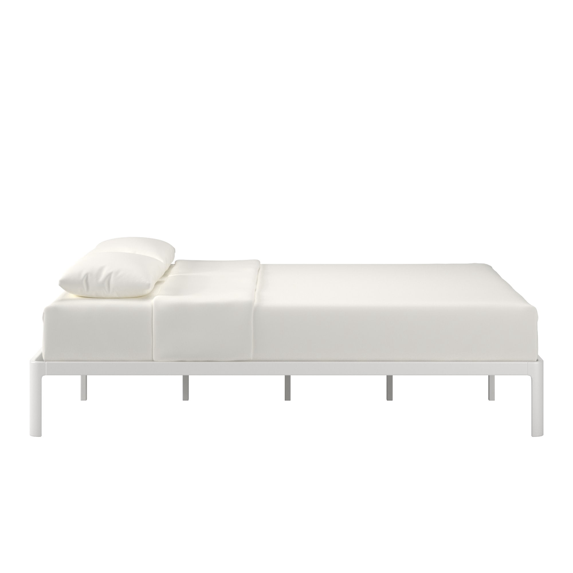 Weston Home Sveg Metal Platform Bed, Full, White