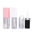thumbnail image 1 of Kopida 3 recipientes de brillo de labios con cepillo, 5 ml, tubos vacíos de brillo de labios, tapones, botellas de brillo de labios transparentes, botellas de esmalte de labios rellenables para brillo, 1 of 5
