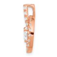 thumbnail image 2 of 10K Rose Gold Tiara CollectionCubic Zirconia Pendant, 2 of 3