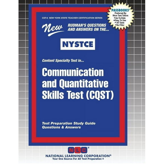 New York State Teacher Certification Exa Communication and Quantitative Skills Test (CQST), Book 6, (Paperback)