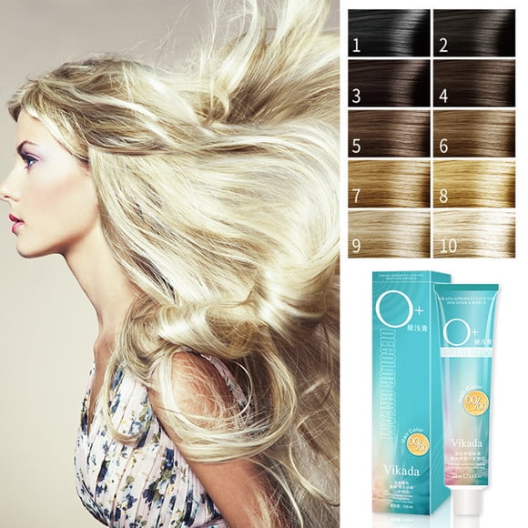 2Pcs 100ml Hair Bleach Cream Long Lasting Non-irritating No Harm Efficient Professional Quick Fading Healthy Brighten Hair Color Fading Agent Hair Supplies