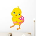 thumbnail image 1 of Chick with Bow Wall Decal Wallmonkeys Peel and Stick Graphic (24 in H x 18 in W) WM303267, 1 of 4