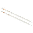thumbnail image 1 of Pipetas graduadas Uxcell, 2 piezas de pipeta de vidrio borosilicato de 10 ml para transferencia de líquidos para laboratorio, transparente, 1 of 5