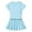 Blue-a, variant on LLYWEY Girls Summer Skater Dresses, Toddler Casual Crew Neck Short Sleeve T-Shirt Dress For Kids 2-10 Years Old Solid Color Sundress, Style BY-59, Pinky, 2T