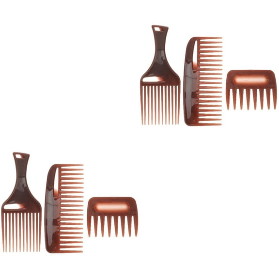 6 Pcs Hairdressing Wide Tooth Comb Combs Hair Pick Comb Detangle Comb Braided Wigs Hairdressing Comb Salon Comb Man