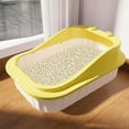 thumbnail image 4 of Elainilye Semi-Enclosed Cat Litter Box with Tray Odor Proof Large Size for Cats Anti-Scatter Toilet Pan, 4 of 6
