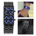 thumbnail image 4 of Reloj de pulsera LED, banda de acero de moda, reloj de pulsera electrónico para parejas, instalación sin esfuerzo Jadeshay A, 4 of 8