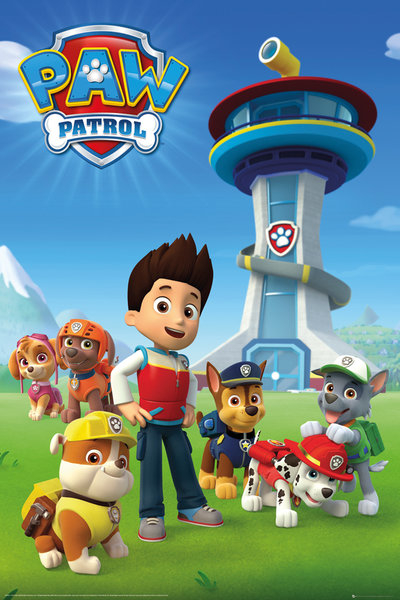 Paw Patrol Team Poster Print (24 x 36) - Walmart.com