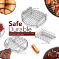 thumbnail image 1 of LHCER Air Fryer Accessories Parts Less Fat Fryer Accessories Set Beef For Pizza Pancakes Make French Fries, 1 of 8