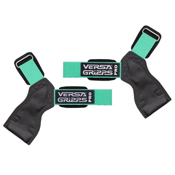 Correas de muñeca Versa Gripps Pro para levantamiento de pesas, color menta