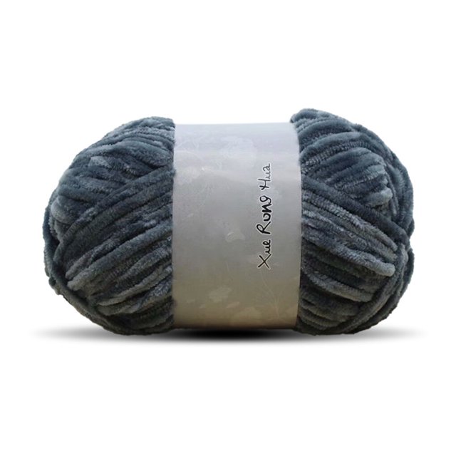 Cateissary Chal de hilo de terciopelo de 100g y 180m, cárdigan, hilos de tejer artesanales, boina cálida para bebé, manta, suministros de Type2 NO2
