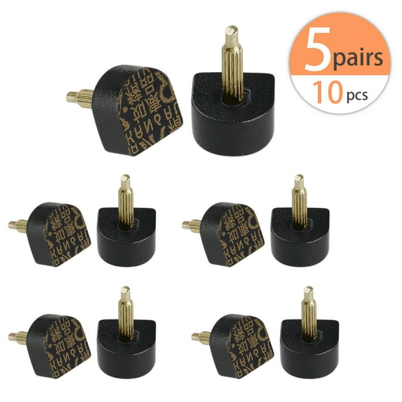 Unique Bargains Women's Shoes Repair High Heel Tips Tap Lift Stiletto Dowel