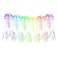 thumbnail image 7 of GreenJoy 6Pcs Aquarium Glowing Jellyfish,5.9 inch Silicone Colorful Floating Fish Tank Decorations, 7 of 7
