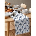 thumbnail image 3 of Navy Blue Starflsh, Table Runner Summer Ocean Beach Sea Star White Tablerunners 13 x 120 Inch, Table Decorations Tabletop Scarf for Summer Gathering Holiday Farmhouse Kitchen Dining Decor, 3 of 6