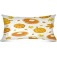 thumbnail image 2 of Coolnut Thanksgiving Pumpkin Maple Leave Zipped Velvet Pillowcases 20x30 in, Soft and Cozy Decor Giftsative Plush Pillow Case with Hidden Zipper for Bedroom, Sofa, Couch723, 2 of 7
