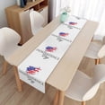 thumbnail image 1 of Uklsqma Independence Day Star Table Runner, Polyester Holiday Decor for Dining Table, 33 x 150/180/200 cm, Star Print, 1 Piece, 1 of 6