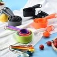 thumbnail image 2 of Nvzi Plastic Measuring Cups and Spoons Set of 10 (Gray), 2 of 5