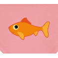thumbnail image 3 of Inktastic Pet Goldfish Baby Bandana Bib, 3 of 4
