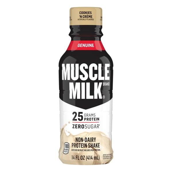 Muscle Milk Genuine Cookies N Creme Non Dairy Protein Shake, 14 Fl. Oz